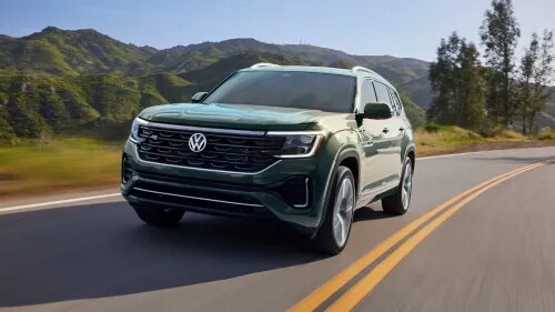2026 Volkswagen Atlas R-Line driving near Goldsboro