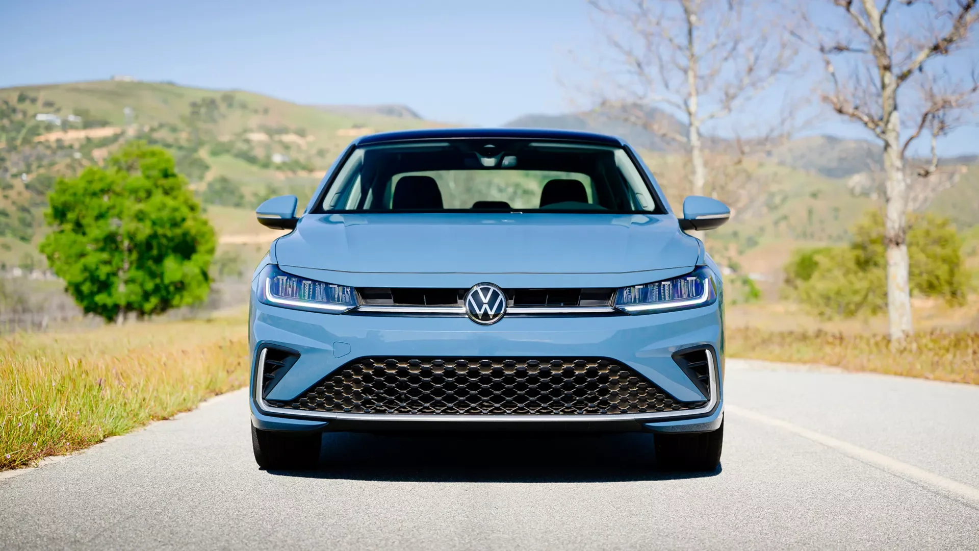 2026 Volkswagen Jetta head on front view, a compact sedan for Camp Lejeune and MCAS New River drivers near Jacksonville NC