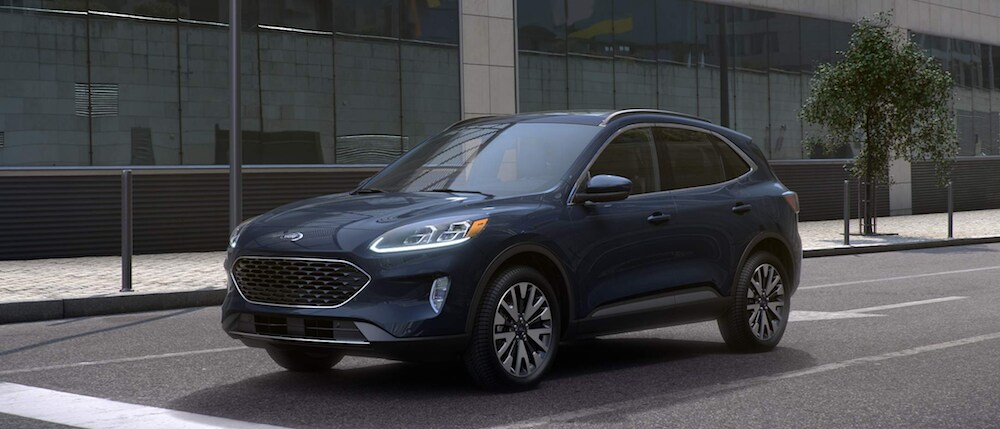 Stone Blue 2022 Ford Escape for sale at Springfield Ford