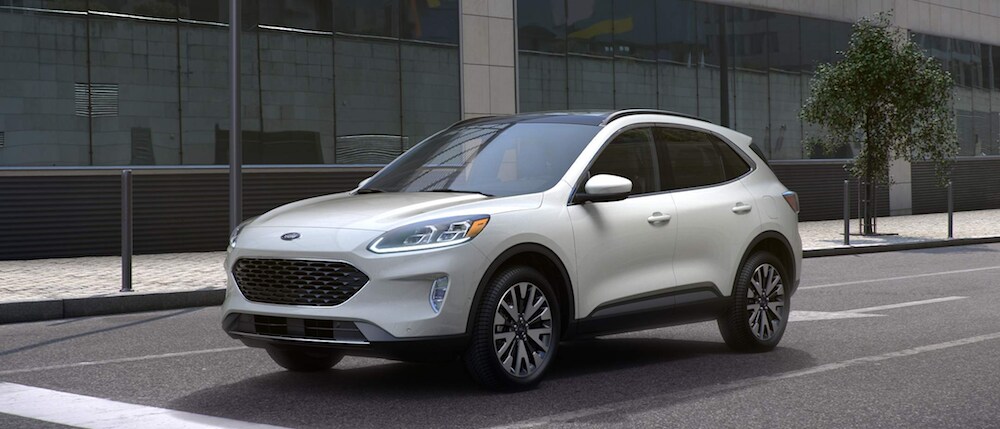 Star White Metallic 2022 Ford Escape for sale at Springfield Ford