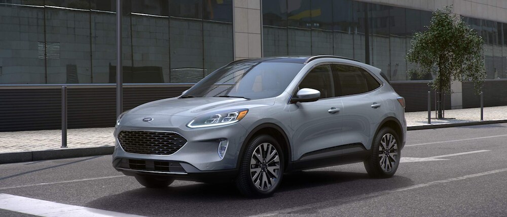 Iced Blue Silver 2022 Ford Escape for sale at Springfield Ford