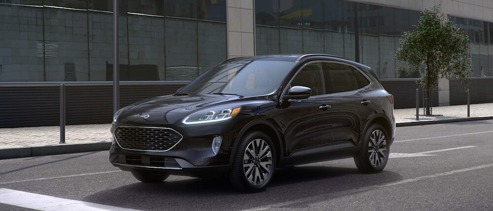 Agate Black 2022 Ford Escape for sale at Springfield Ford