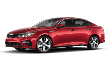 2020 Kia Optima A red 2020 Kia Optima