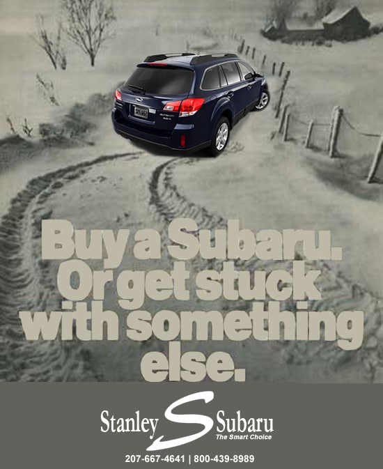 Buy a Subaru. Or get stuck with something else - retro Subaru ad