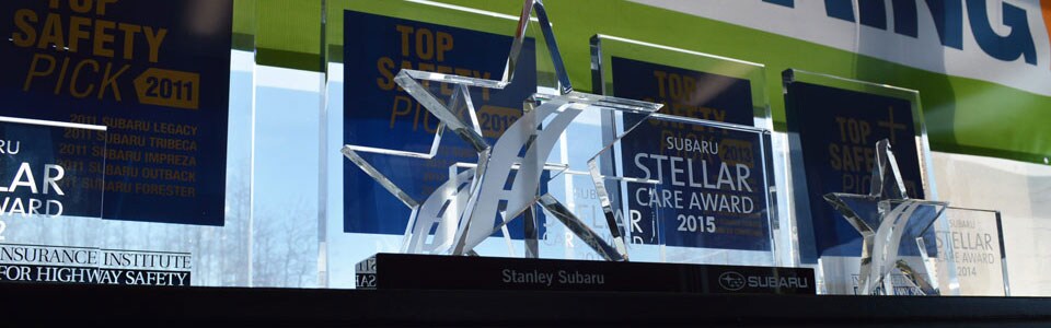 awards shelf with 2015 stellar care
award iihs top safety picks