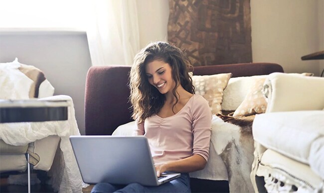 person laptop at home person laptop at home
