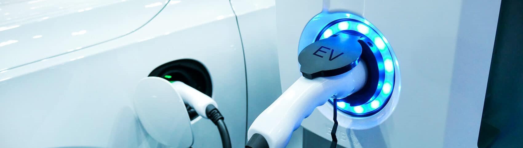 Plugged in EV charger