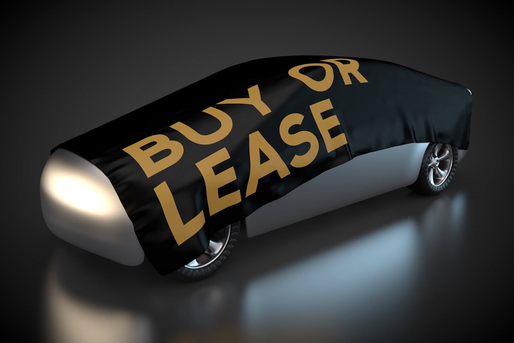 Nissan LEAF with Buy or Lease banner.