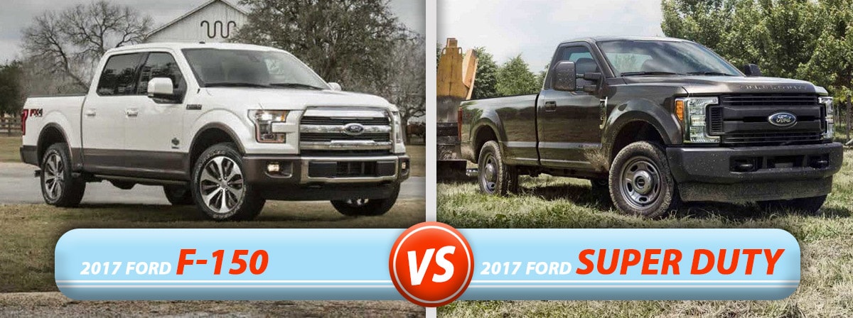 New Ford F-150 vs Super Duty