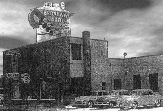 Originally named Broadway Auto Sales circa 1940's