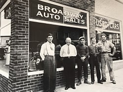 Originally named Broadway Auto Sales circa 1940's