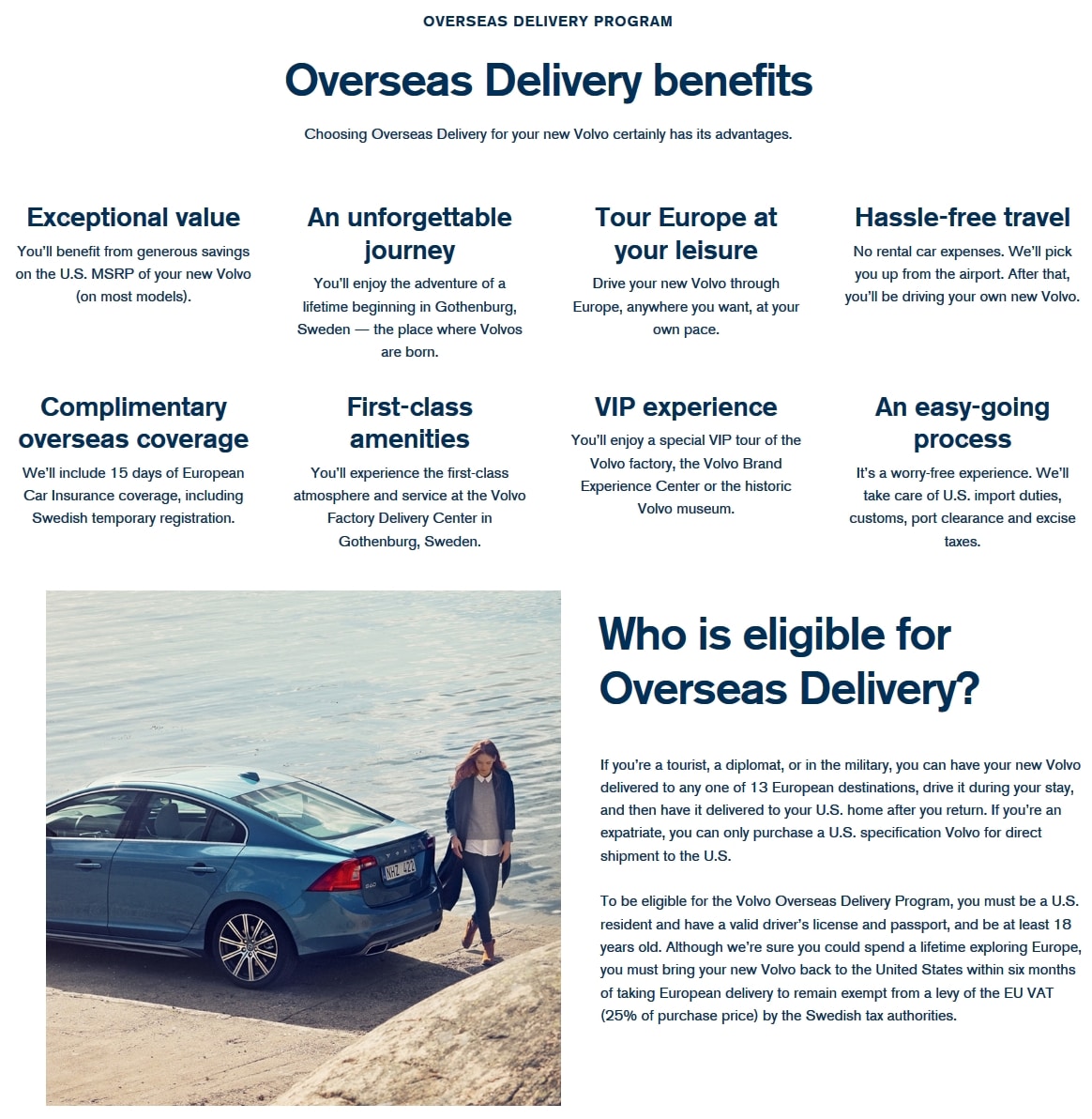 Volvo Overseas Delivery Program | Steingold Volvo | Rhode Island Volvo