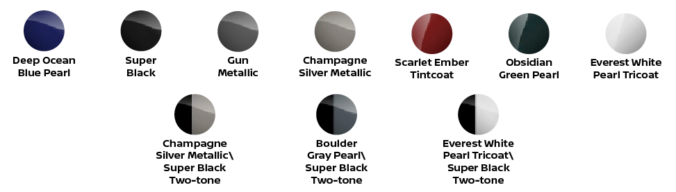 Available Colors - 2026 Nissan Rogue