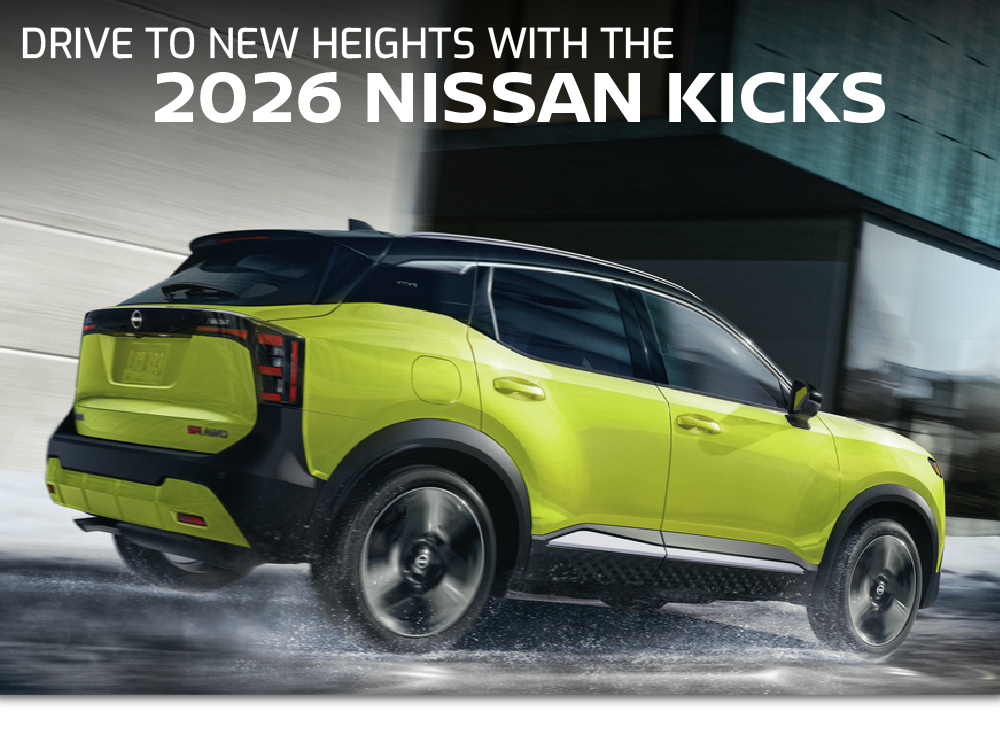 Drive to New Heights with the 2026 Nissan Kicks