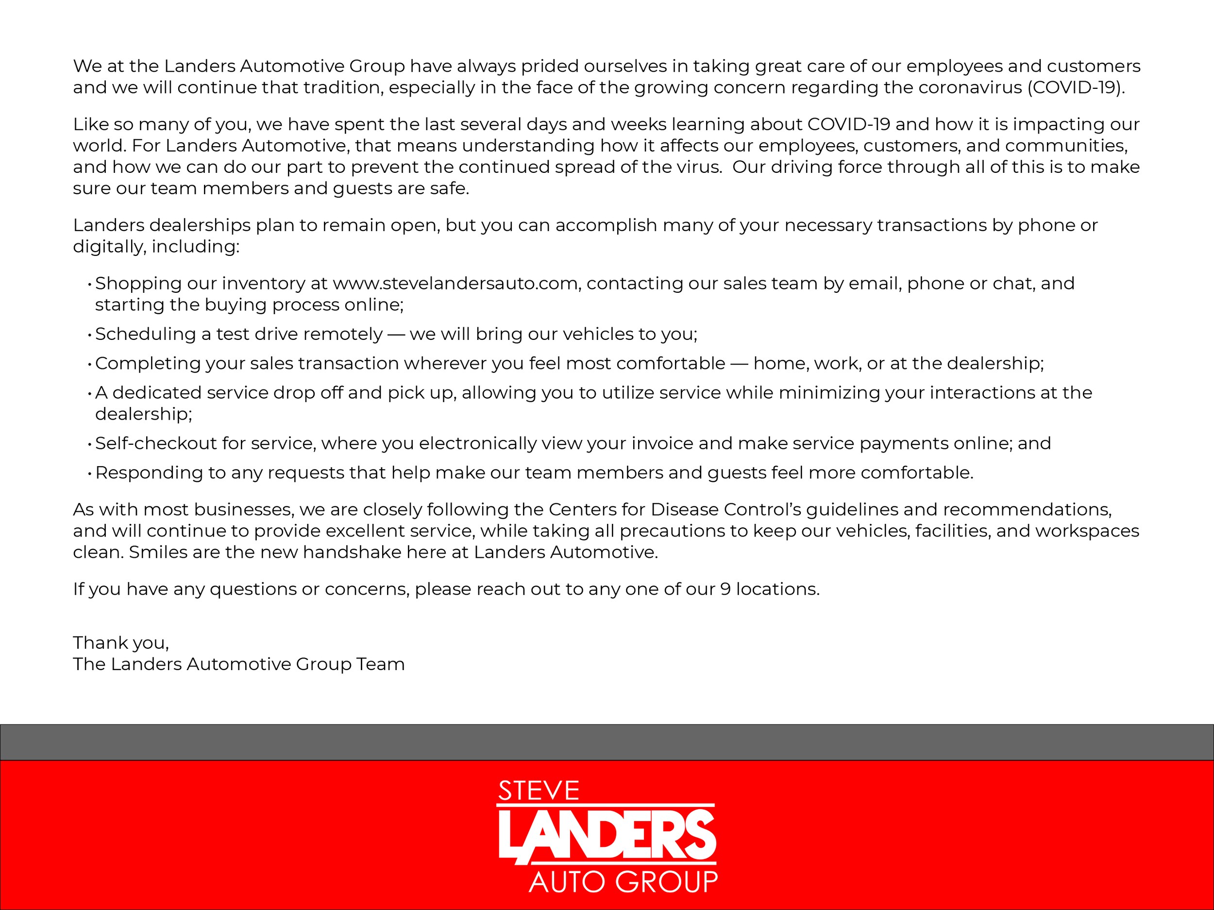 Steve Landers COVID-19 Statement.png