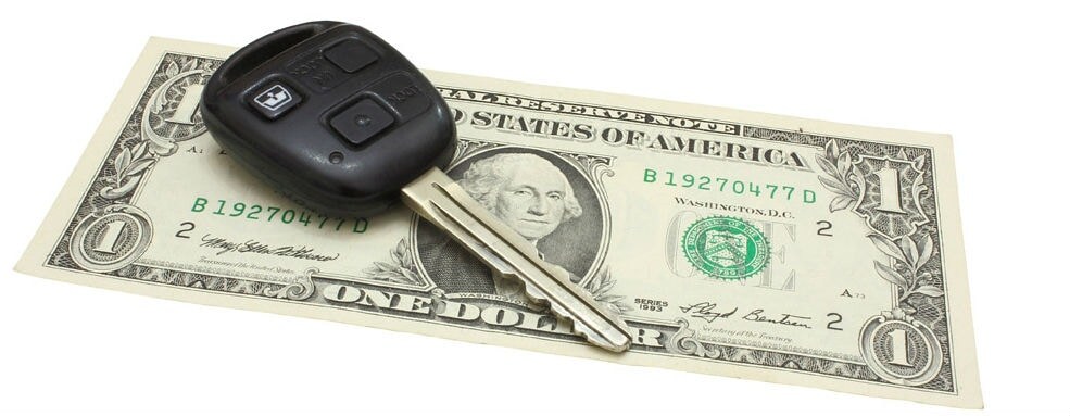 Car Keys and Dollar Bill - Steve Lewis Subaru in Hadley