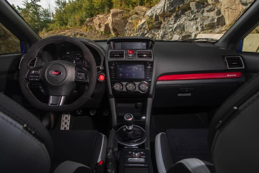 Blue 2019 Subaru STI S209 Interior