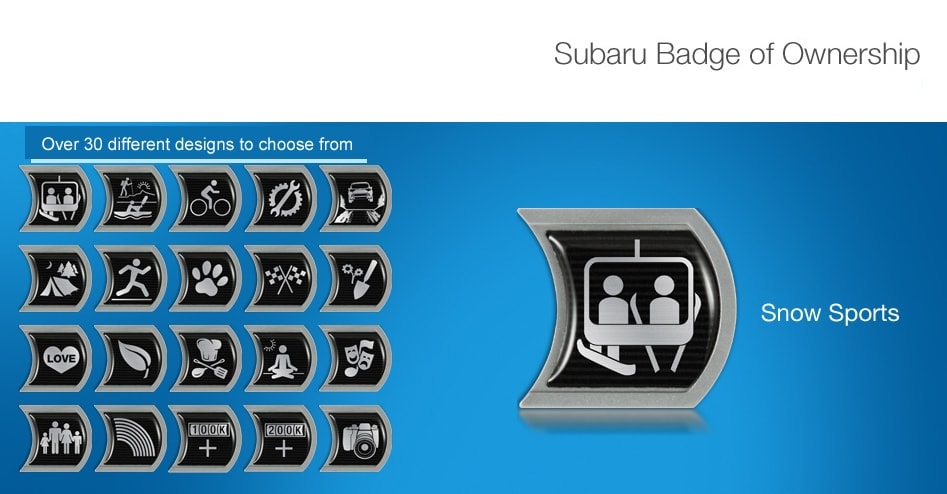 Subaru Pittsfield, MA Badge Of Ownership Image Alternate Designs for Subaru Badge of Ownership