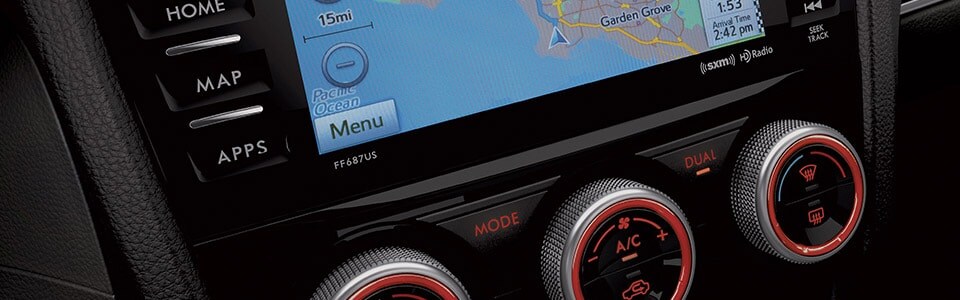 Subaru interior technology