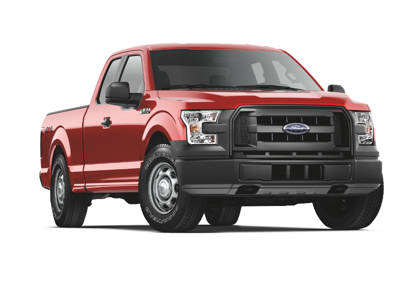 2015 Ford F-150 XL Red 2015 Ford F-150 XL