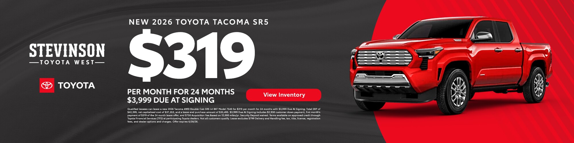 Toyota Tacoma Offer
