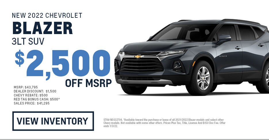 December Specials New 2022 Blazer