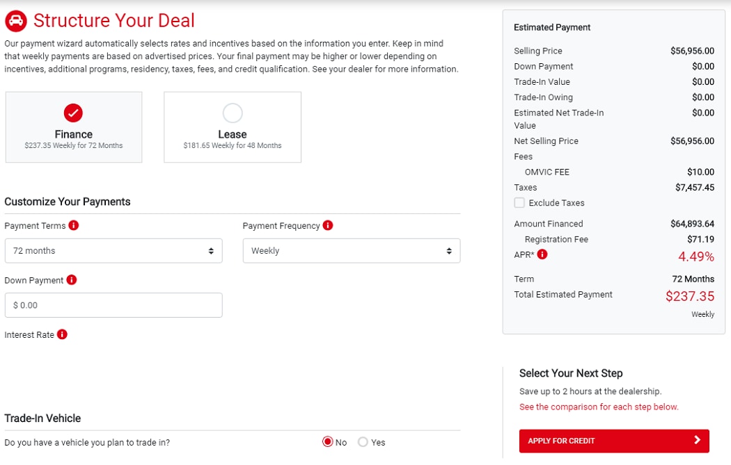 Personalize Your Payments - ALTA NISSAN in Woodbridge, ON Personalize Your Payments - ALTA NISSAN in Woodbridge, ON