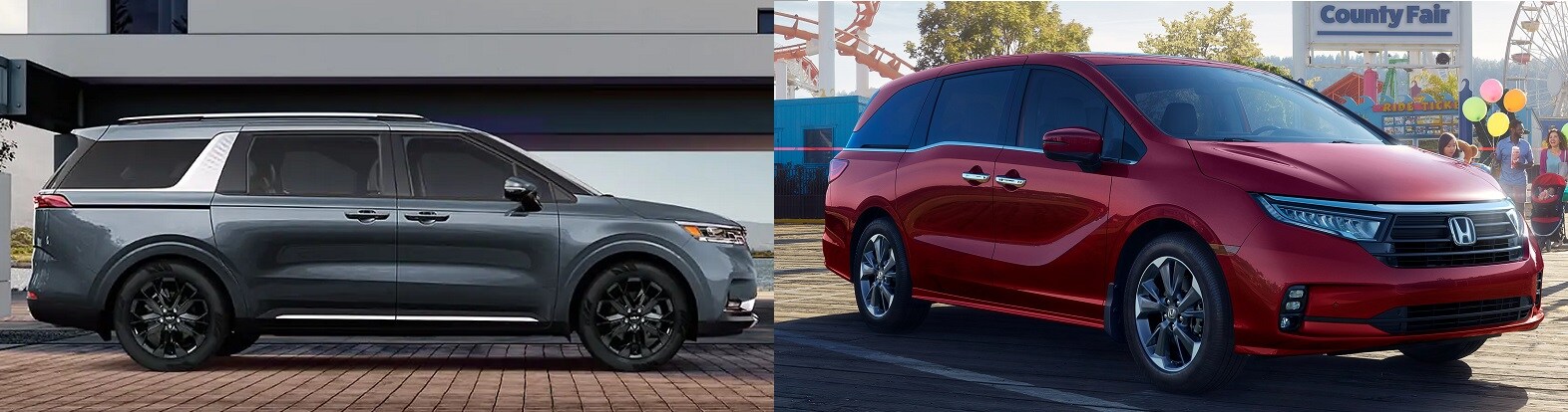 2022 Kia Carnival vs. 2022 Honda Odyssey 2022 Kia Carnival vs. 2022 Honda Odyssey