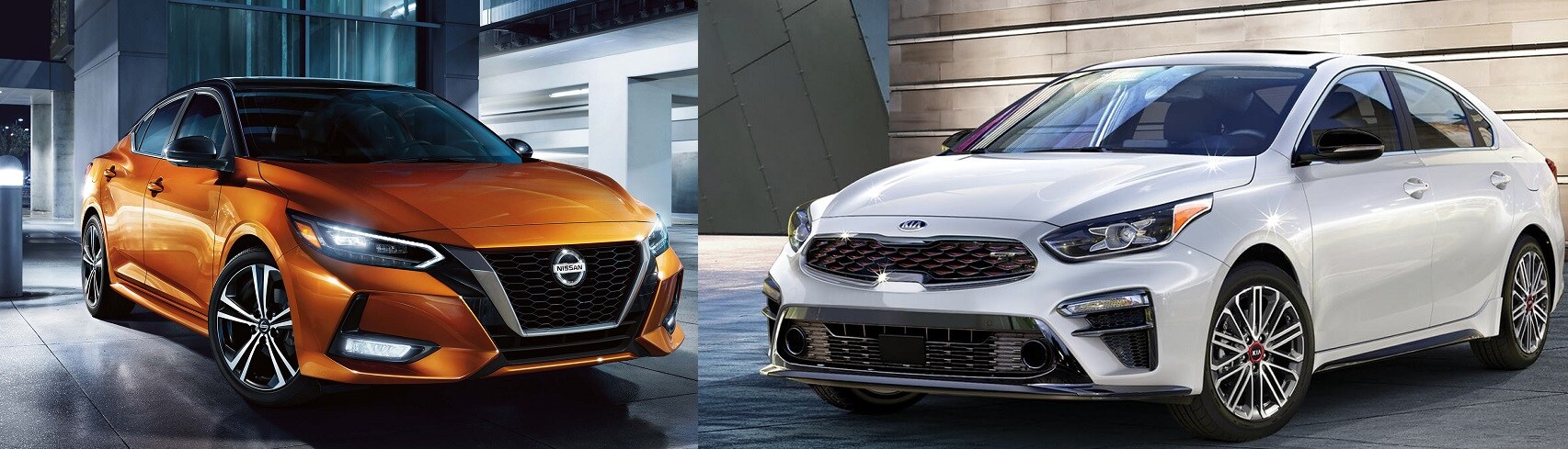 2020 Nissan Sentra Vs 2020 Kia Forte 2020 Nissan Sentra Vs 2020 Kia Forte class=
