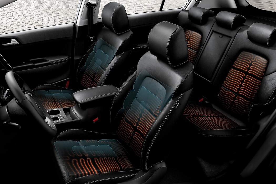 2020 Kia Sportage Interior- Heated Front & Rear Seats
