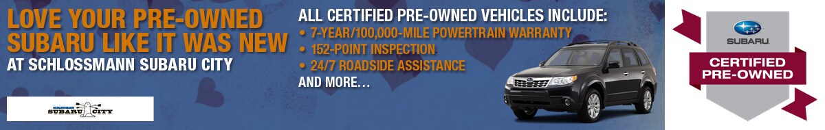 Schlossmann Subaru Certified Pre-Owned