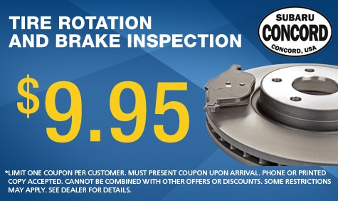 Tire Rotation and Brake Inspection
