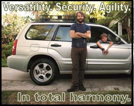 The 2012 AWD Subaru Forester seats 5