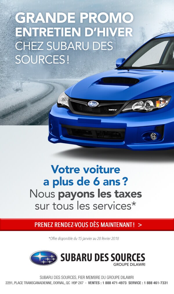 SUBARU_Eblast_Promo service _JAN2018