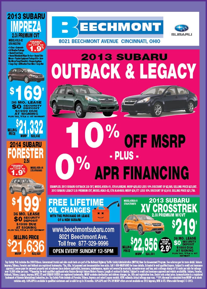 Beechmont Subaru | New Subaru dealership in Cincinnati, OH ...