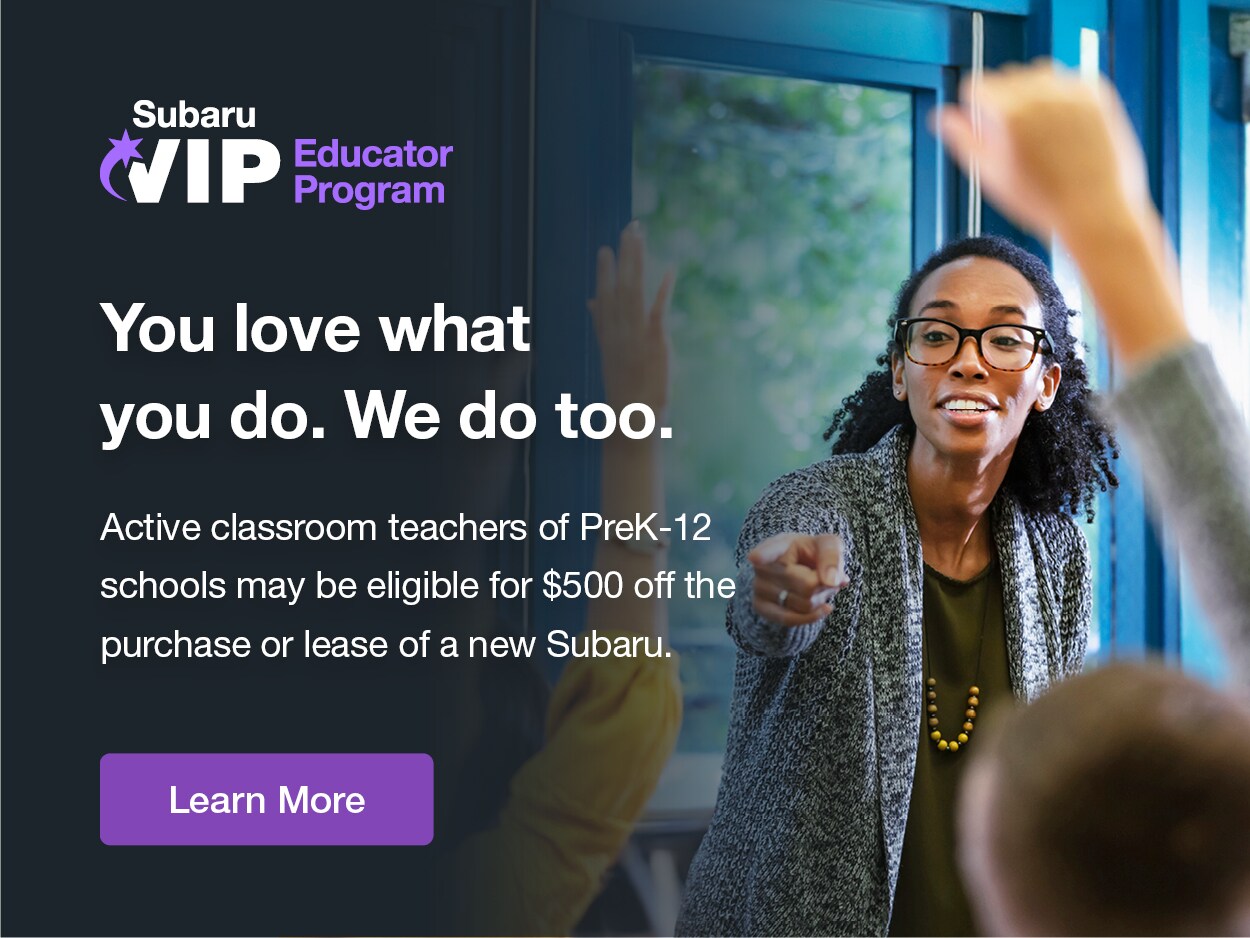 Subaru VIP Educator Incentive