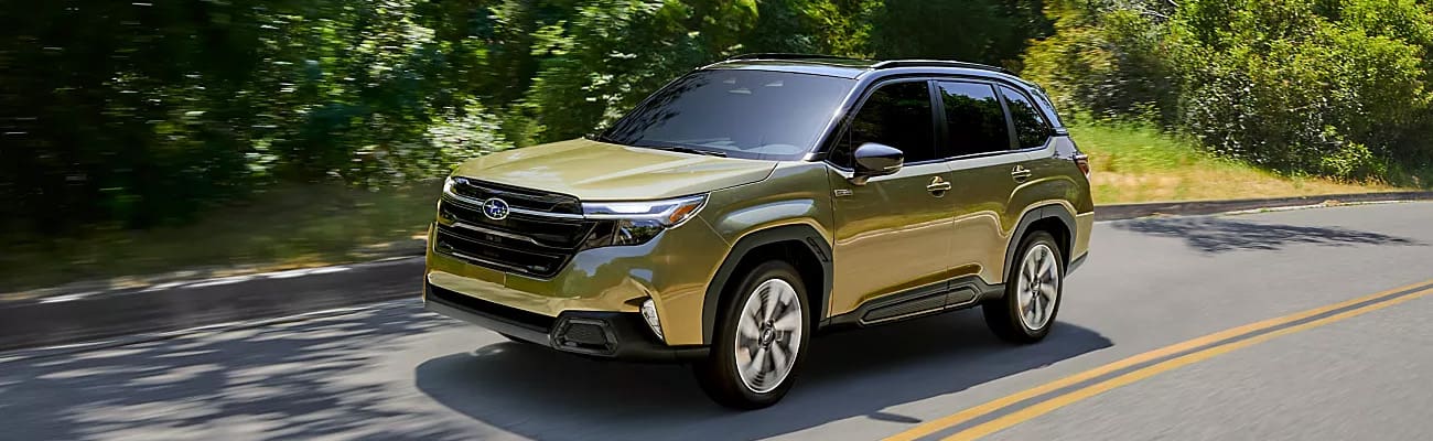 Pictured: New 2025 Forester Hybrid The New Forester Hybrid is Available at Subaru of Gainesville
