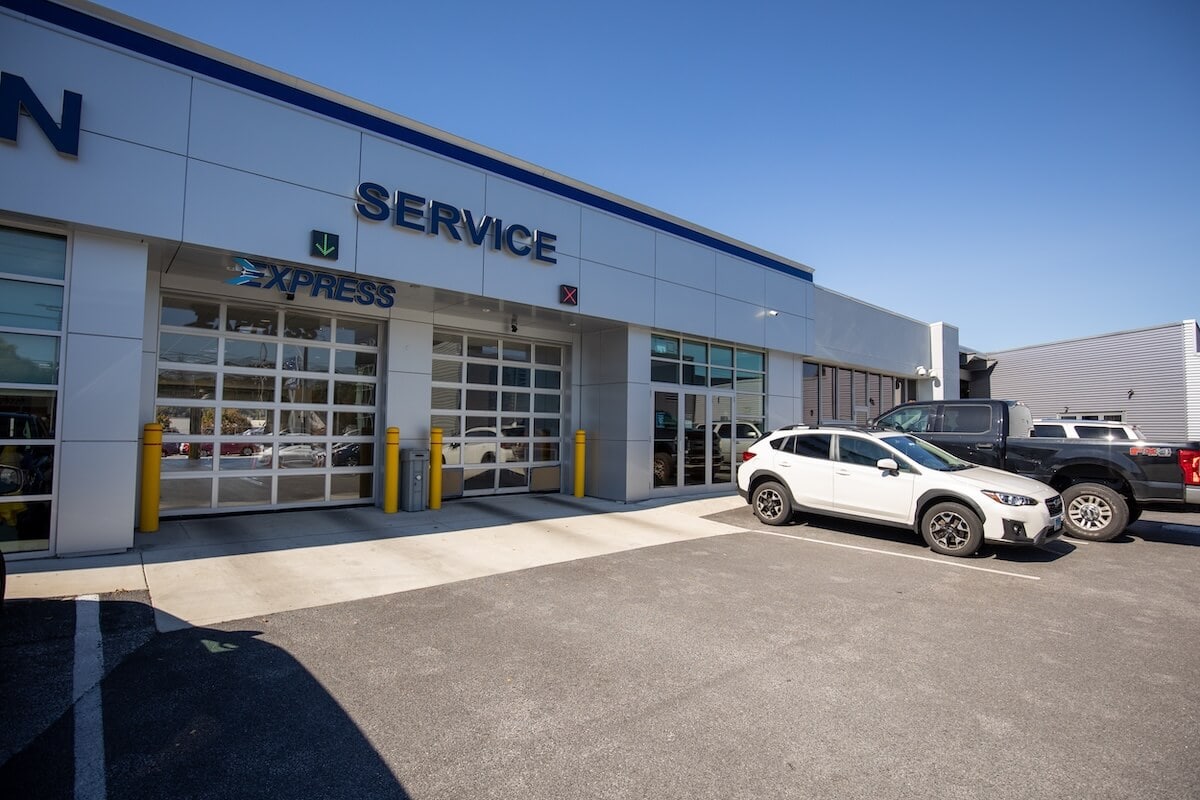 AutoNation Subaru Hunt Valley Service Center entrance