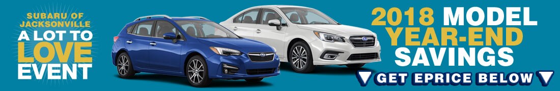 View model year-end inventory and save at Subaru of Jacksonville