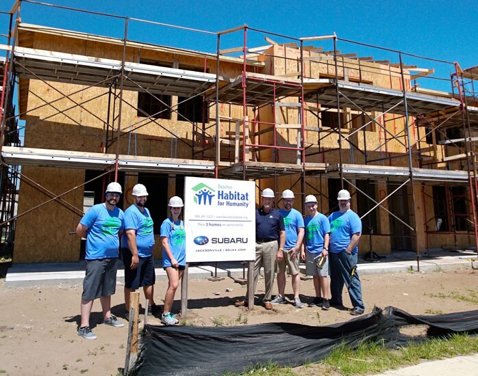 Subaru of Jacksonville and Habitat for Humanity