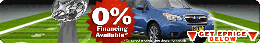 Super savings during our 15th Anniversary Sale at Subaru of Jacksonville