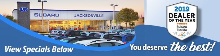 View specials below and save at Subaru of Jacksonville on Atlantic