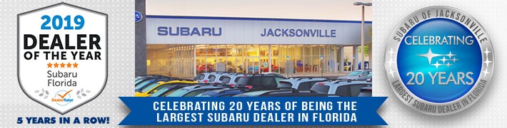 Celebrating 20 years at Subaru of Jacksonville on Atlantic