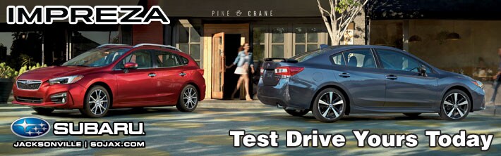 2017 Subaru Imprezas now available at Subaru of Jacksonville, FL