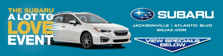Lot to Love about Subaru of Jacksonville's specials
