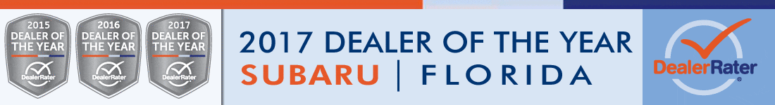 SOJAX - DealerRater's 2017 Subaru Dealer of the Year - 3 years in a row