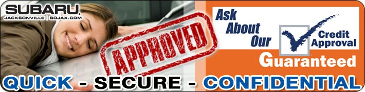 Subaru Financing at Subaru of Jacksonville with Guaranteed Credit Approval