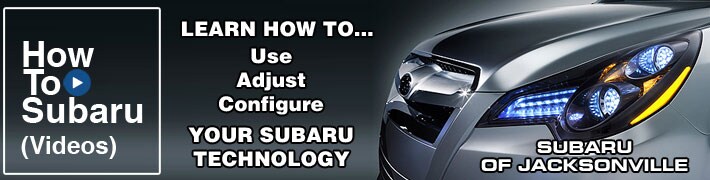 How to use Subaru Technology Videos