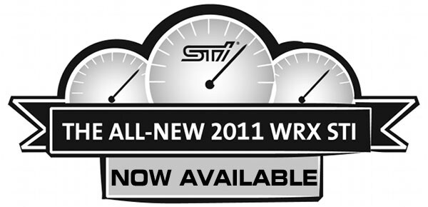 2011WRX and WRX STI are now available. Limited supply.