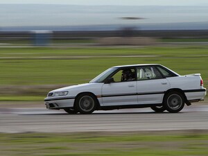 Subaru legacy driving